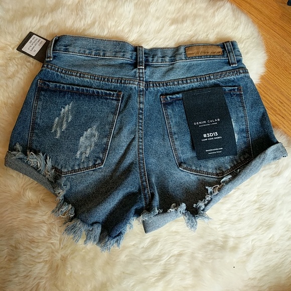 Denim CoLab Jean Camp Cove Shorts Blue - Picture 2 of 6